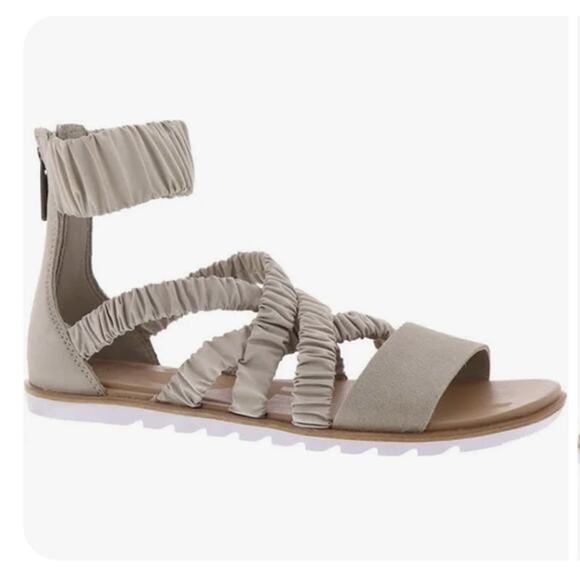 Sorel Women's Sandals in Cream and Tan - Picture 3 of 12